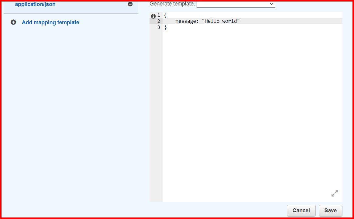 Picture showing setting the text of the mapping template